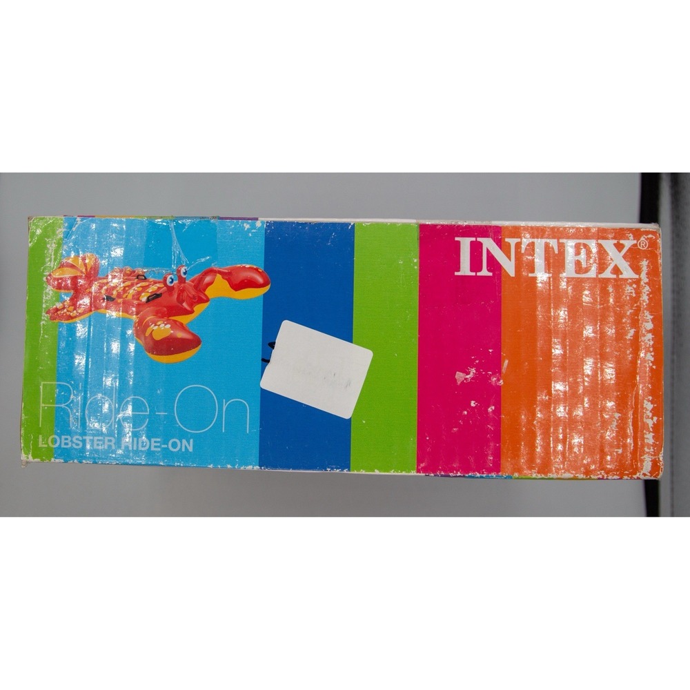 NEW Intex Ride-On Red Lobster Inflatable Swimming Pool Float Toy 84"x54" - Picture 5 of 5